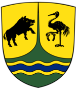 Wappen Ebersbach-Neugersdorf. Quelle: Wikipedia Wappen Ebersbach-Neugersdorf