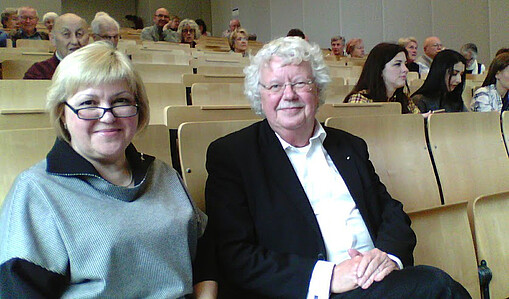 Deutsch-russischer Dialog – Vor Beginn des Seniorenkollegs mit den russischen Wissenschaftlern und Studierenden.