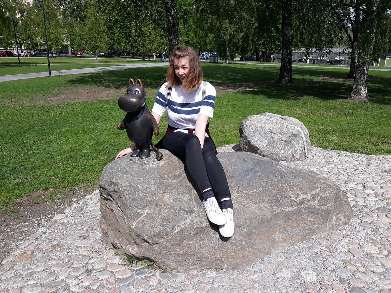 Frau mit Statur