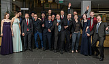 Gruppenfotos in der Bibliothek (Fotograf: Peter Hennig)