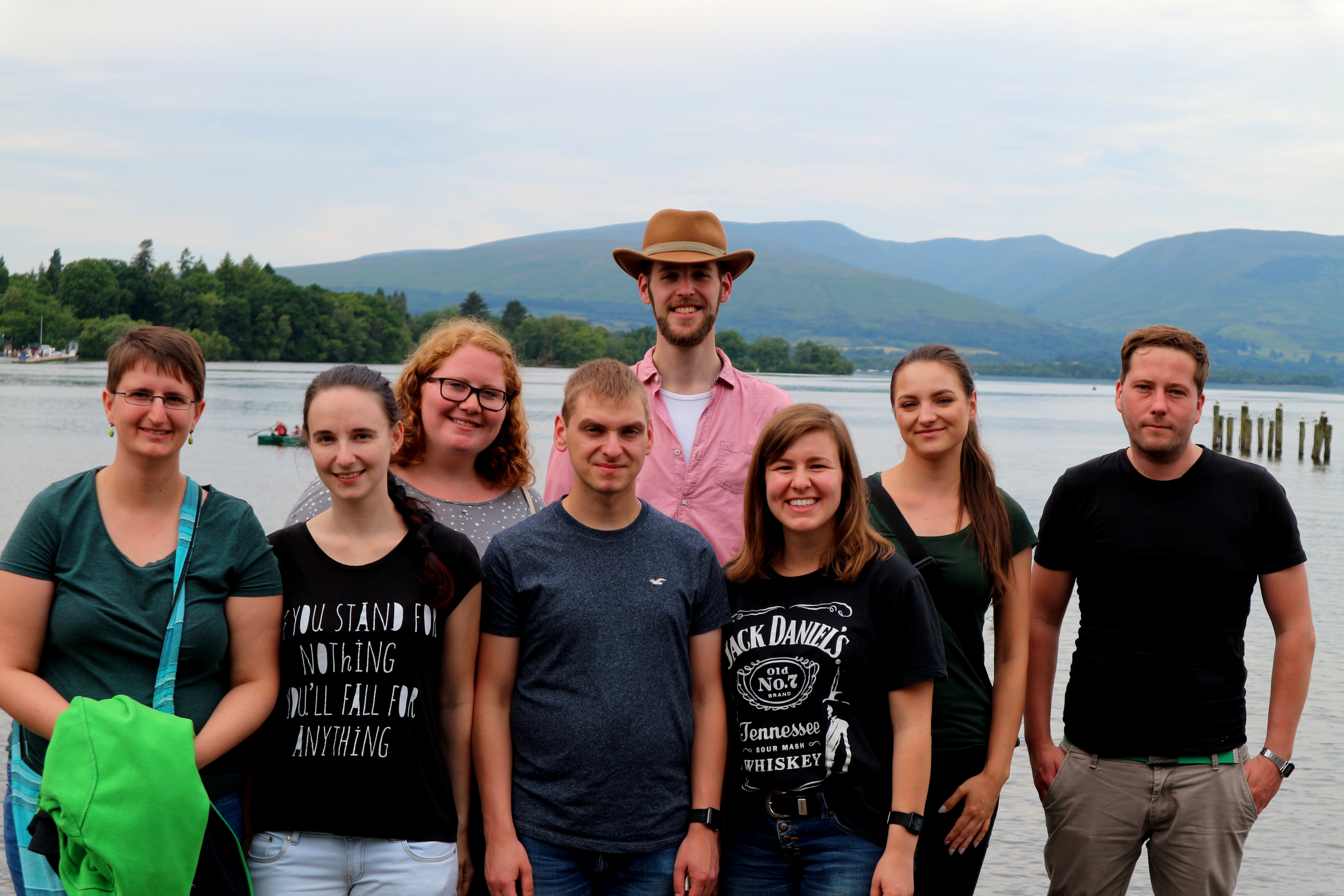 Gruppenfoto am Loch Lommond